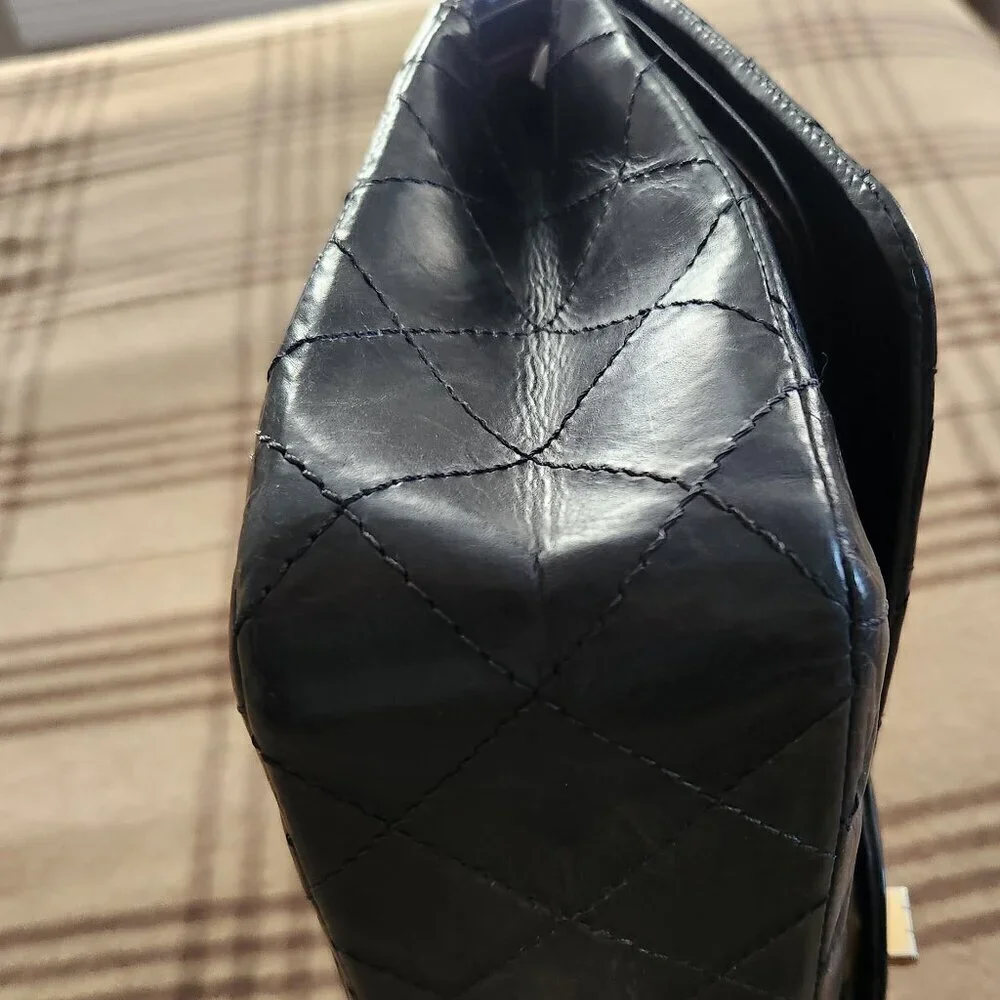 Chanel Black 2.55 – 2005 Quilted Flap Bag, Authentic